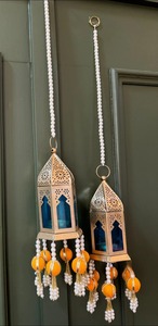 แขวนกรงมุกแขวนผนังตกแต่ง Diwali Eid สตริงตกแต่งอินเดียสวนคาเฟ่ร้านอาหารตกแต่งกลางแจ้ง - Product Image 2