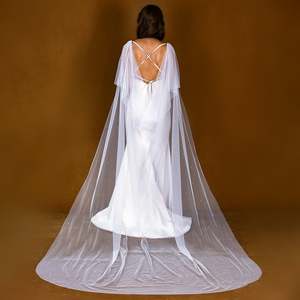 Bridella MG38-W Ivory Pearl & Mesh Knitted <b>Shawl</b>-Soft Drape & Warm <b>Wrap</b> for Formal Events - Product Image 4