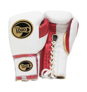 Gants de boxe professionnels personnalisés à lacets pour l'entraînement et le sparring, en cuir véritable, antidérapants, respirants, légers et anti-humidité - Product Image 5
