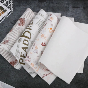 Custom Logo Printed Food <b>Wrapping</b> <b>Paper</b> Greaseproof Waterproof <b>Paper</b> Wrap For Restaurant Use - Product Image 4