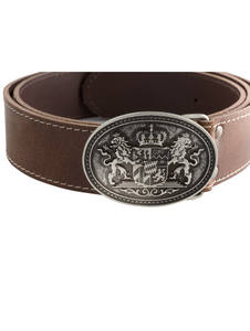 Ceinture en cuir bavaroise de haute qualité avec boucle en métal, motif traditionnel de l'Oktoberfest, boucle personnalisée avec logo - Product Image 3