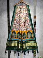 Bon marché en vrac Pure Gajji Silk Dupatta pour vêtements indiens et pakistanais Elegant Sheen avec des détails complexes