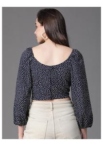 เสื้อเครปลายดอกไม้คลาสสิกน้ำหนักเบาและมีสไตล์สำหรับชุดลำลองหรือชุดทางการ - Product Image 2