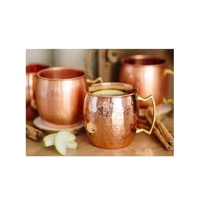 Tazas de mula de cobre de La India para cerveza de jengibre, taza de una mula con logotipo personalizado, tazas grabadas, tazas para cócteles, tazas de Julep y mula - Product Image 5