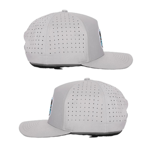 5 Panel Performance Golf Cap <b>Waterproof</b> Laser Cut Ventilation Quick Dry Snapback Sport <b>Hat</b> High Quality Low MOQ Made in Vietnam - Product Image 4