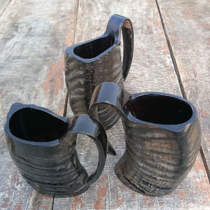 Jarra de Cuerno de Búfalo 100% de Alta Calidad, Jarra Vikinga para Vino, Precio Más Bajo y Jarra para Servir en Bares - Product Image 5