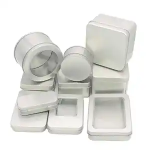 定制锡罐包装圆柱形圆形方形锡盒食品级礼品空抹茶锡罐用于食品包装