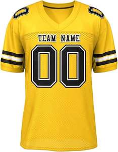 Vêtements de football personnalisés pour hommes femmes jeunes Maillot de football personnalisé avec nom et numéro de l'équipe Maillot de football cousu et imprimé - Product Image 4