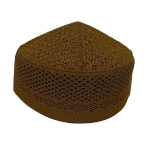Musulman priant Namaz Casquettes Chapeaux Mosquée Stretch Élastique Solide Couleur Arabe Masjid Chapeaux Kufi Topi Personnalisé OEM Conception - Product Image 2