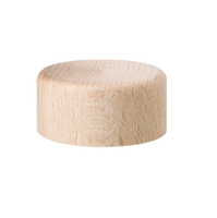 Botellas de Perfume de Madera de Diseño Único, Tapas de Botellas de Perfume de Madera con Forma de Bola Grabada Personalizada de Fábrica