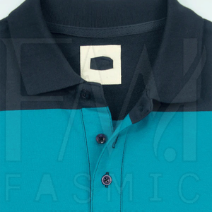 Camisetas de polo informales para hombre más vendidas Patrón sólido Manga larga con cuello vuelto 100% Algodón Color personalizado - Product Image 5