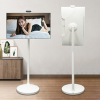 Téléviseur intelligent de haute qualité 32 pouces, support de télévision mobile intelligent, affichage vertical vidéo HD, lecteur Android 13 1920*1080, téléviseur portable de grande taille