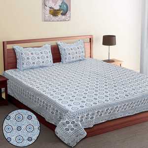 Draps de lit 100% coton faits sur mesure de différentes tailles de qualité avec des couleurs pastel géométriques abstraites et légères - Product Image 5