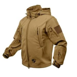 OEM-Chaqueta cortavientos para deportes de invierno al aire libre para hombre, abrigo impermeable con capucha y cuello levantado, logotipo frontal - Product Image 5
