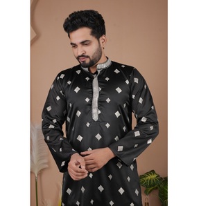 Collection de vêtements éthiques de présentation les plus vendus Pyjama kurta pour hommes pour les festivals ou les cérémonies disponible à bon prix - Product Image 1