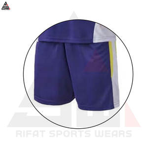 Dernier modèle Ensembles d'uniformes de volleyball de style unique Solide 100% polyester respirant imprimé à manches courtes Service OEM - Product Image 4