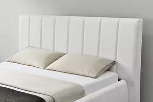 Modern Full Bed with <b>Soft</b> Advanced <b>Light</b> Luxury Bedroom Furniture Plywood Panel Drawer Storage Durable - Product Image 3