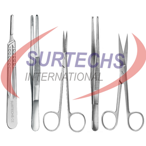 Kit de dissection étudiant en anatomie en acier professionnel 07 pièces Kit de pratique étudiant en biologie de qualité supérieure - Product Image 5