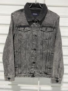 Veste en jean pour homme de haute qualité, automne-hiver, décontractée, respirante, coupe-vent, antibactérienne, en coton, 360 grammes, technique lavée - Product Image 2