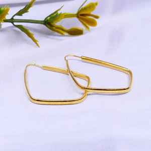 ต่างหูทรงเรขาคณิตสีเงินสเตอริ925สำหรับสุภาพสตรีดีไซน์เสน่ห์แบบดั้งเดิมอันหรูหราสำหรับงานแต่งงาน - Product Image 4