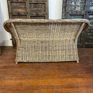 Canapé de détente tissé en rotin de style classique chaise longue artisanat de décoration de jardin de maison de luxe - Product Image 5