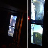 Caméra de tableau de bord de voiture à double canal Système d'enregistrement vidéo embarqué avec DVR mobile 2CH