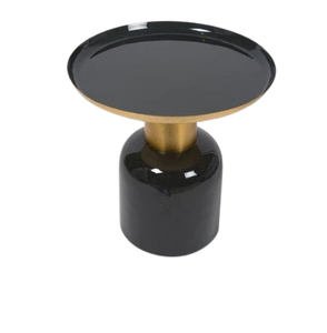 New Arrival Powder Coated Luxury Furniture Side Table Two Tone Metallic Corner Table Living Room Home <b>Decor</b> <b>Accessories</b> - Product Image 3