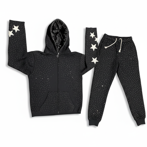 Sudadera con Capucha Unisex Extra Grande de Invierno, Lavado Ácido, Estilo Y2K, Transpirable, con Bolsillo, Logotipo Bordado, Vintage, Desgastada - Product Image 1