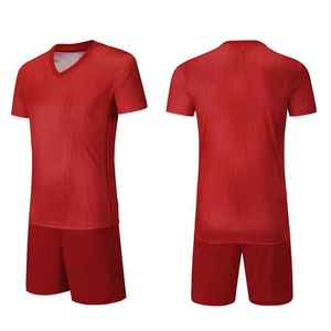 Uniformes de Fútbol OEM Hechos a Medida, Transpirables, 100% Poliéster, Camisetas y Pantalones Cortos de Fútbol con Logotipo Personalizado para Hombres, Mujeres y Equipos Deportivos - Product Image 5