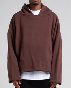 Sudadera con capucha de lana personalizada para hombre, ropa informal cálida de invierno con bolsillo frontal, Capucha ajustable, impresión Digital, fabricante OEM - Product Image 1