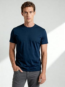 T-shirt Homme Uni de Haute Qualité, Élégant, Logo OEM, Couleur Unie, Personnalisé, Surdimensionné, 100% Coton - Product Image 2