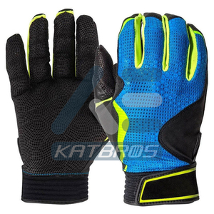 Gants de baseball d'entraînement en cuir de cabretta, gants de frappe de baseball, impression personnalisée, gants de sport de plein air de protection pour le jeu - Product Image 1