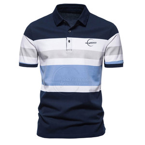 เสื้อโปโลผู้ชายสีตัดกับวัสดุที่ดีที่สุด - Product Image 1