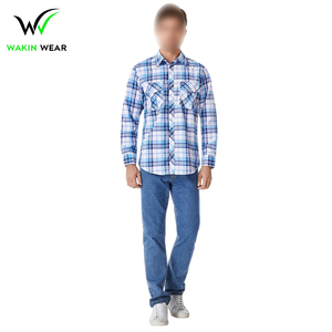 Outer Casual Wear <b>Plaid</b> Long Sleeve In Light Colors Hand Made Breathable Best Soft Material Fully Customized Made Flannel <b>Shirts</b> - Product Image 6