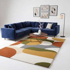 พรมทอมือสำหรับพื้นที่ห้องนั่งเล่นพรมแบบดั้งเดิมพรมดีไซน์ทันสมัยตัดกองพื้นที่นามธรรมปรับแต่งสีและขนาด - Product Image 5