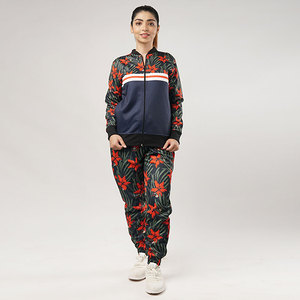 2025 OEM conception personnalisée professionnel femmes hiver survêtement décontracté manches longues Sublimation haut motif solide marque privée - Product Image 1