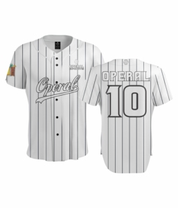 Conjunto de Camiseta de Béisbol OPERAL Personalizada, Transpirable, de Secado Rápido, 100% Poliéster, 160g, con Botones y Malla de Sarga para Equipos de Softbol - Product Image 2