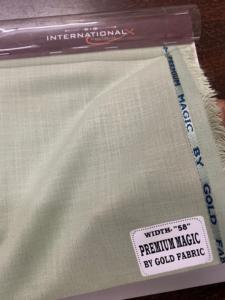 Tissu en polyester polyviscose doré magique de qualité supérieure, largeur 58, tissé, uni teint, pour la confection de vêtements pour garçons et filles, prêt à l'emploi - Product Image 3