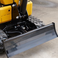 0.6 Ton 0.8 Ton 1.3 Ton Mini Excavator Hidrolik Kompak Crawler Digger untuk Pekerjaan Utilitas di Halaman Belakang