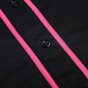 เสื้อเบสบอลผู้ชายแบบสั่งทำพิเศษ 100% โพลีเอสเตอร์ ระบายอากาศได้ดี ไซส์ใหญ่พิเศษ สกรีนชื่อทีมได้ คอวี ชุดกีฬา ขายส่ง - Product Image 4