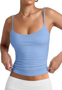 Camisole en dentelle de coton pour femmes, sans manches, bretelles souples, extensible, respirante, séchage rapide, confortable, décontractée, à porter tous les jours, sous-vêtement, débardeur - Product Image 2
