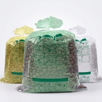 Sac de stockage en plastique hermétique réutilisable pour les grains de café et les céréales agricoles, utilisation pour l'emballage agricole