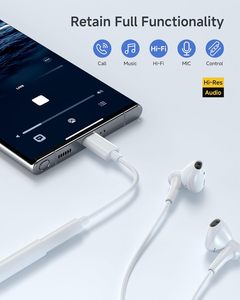 <span class=keywords><strong>Adaptateur</strong></span> de <span class=keywords><strong>prise</strong></span> casque ZOOAUX USB Type C vers 3.5mm (lot de 2) - Product Image 4