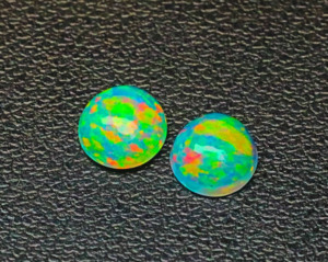 อัญมณีหลวม Gems-3mm-10mm โอปอลทรงหลังเบี้ยทรงกลมแนวกาแล็กซีไฟโอปอลจากเอธิโอเปียนธรรมชาติอันน่าทึ่ง - Product Image 3
