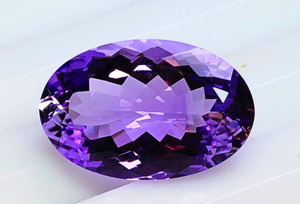 Piedra Preciosa Suelta de Amatista Ovalada de 10x8 mm, Amatista Brasileña Facetada, Piedra 100% Natural, Ideal para Joyería - Product Image 4