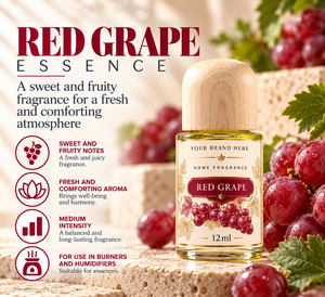 Essenza di Fragranza d'Uva Rossa OEM 12ml |   Profumo Dolce e Fruttato per la Casa |   Produttore di Marchi Privati Spagna - Product Image 2