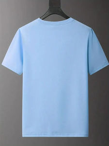 Camiseta con logotipo hecho a medida para hombre Camisetas con cuello en V de secado rápido de alta calidad Stock para hombre, ropa a granel, fardo de ropa mixta, ropa usada - Product Image 4