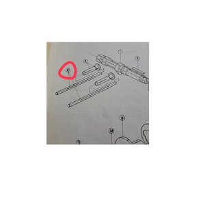 Taiwán Sunity TS130 Push Rod 104700-14400 para piezas de motor YANMAR TS130 - Product Image 1