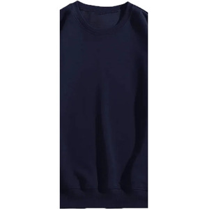 Sweat-shirt à col rond en molleton 100% coton premium pour homme, écologique, respirant, avec logo imprimé en relief sur le devant, 240g - Product Image 3