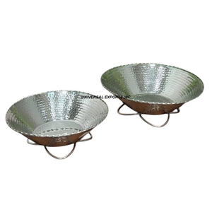 Bol à chocolat en acier inoxydable plaqué nickel, bol décoratif pour bonbons, design classique et élégant, bol à chocolat de luxe, nouveau modèle - Product Image 5